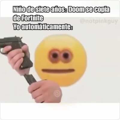 Ni&ntilde;o de siete a&ntilde;os: Doom se copia de Fortnite. yo automaticamente: