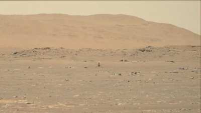 First Video of NASA's Ingenuity Helicopter in Flight on Mars April 19, 2021