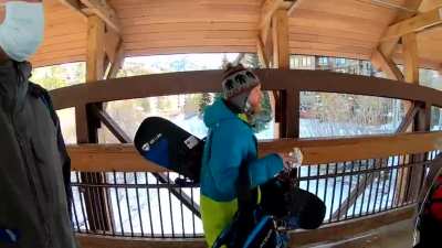 Meeting a drunk snowboarder from Wisconsin