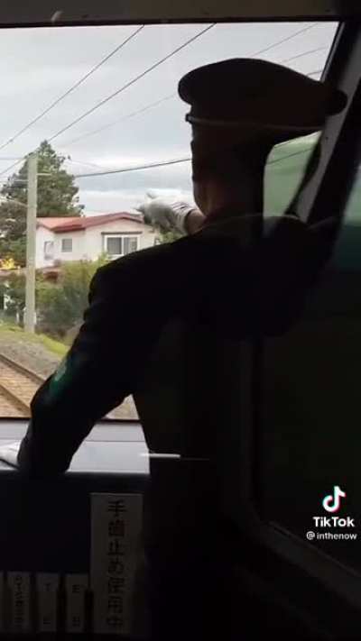 Why do Japanese train drivers point at everything?