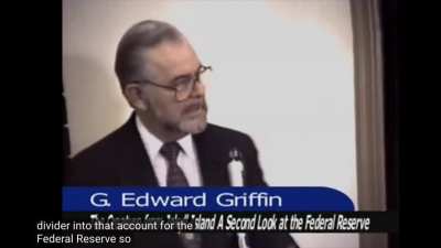 Author of The Creature from Jekyll Island, Edward Griffin: "If you and I were to do that, we would go to jail"