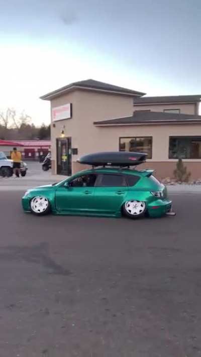 That poor car...