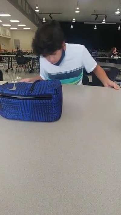 This is my friend Jaden, our table inspector.