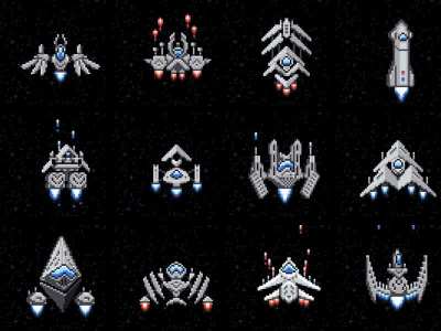 Pixel Art Spaceships | NFT Collection