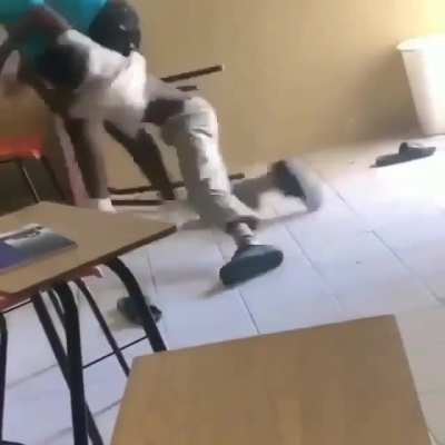 Talk about a chaotic fight..