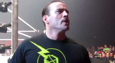 Live footage of CM Punk supporting the trans community. 