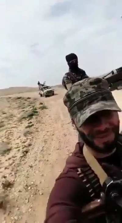 Syrian Arab Army getting hit with an IED, from couple of months ago