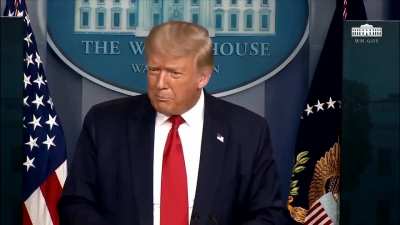 The President wonders why his approval rating isn’t as high as Dr. Fauci’s. He concludes by saying it must be his personality
