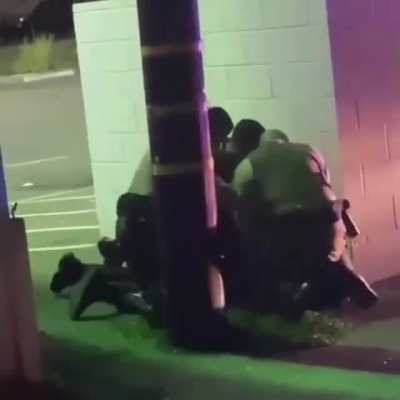 "They secluded him behind a wall and looked around to see if anyone was watching... this is why we protest"