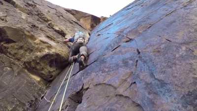 Passed by Free Solo Climber