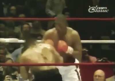 Mike Tyson in his prime, was not a human