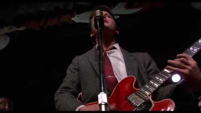 In Back to the Future (1985), when Marty plays &ldquo;Johnny B. Goode&rdquo; with the band, the drummer plays in a swing style since he&rsquo;s never heard rock drumming before