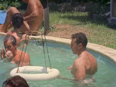 Group - Goldilocks and the Three Bares (US1963) - chill by the pool at Spartan's