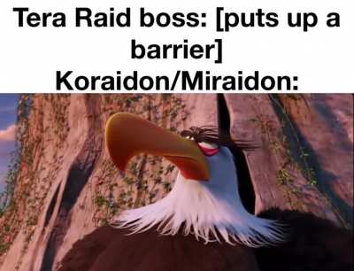 Apparently, Collision Course and Electro Drift have a hidden property to them: they deal extra damage when a Tera Raid boss erects its barrier!