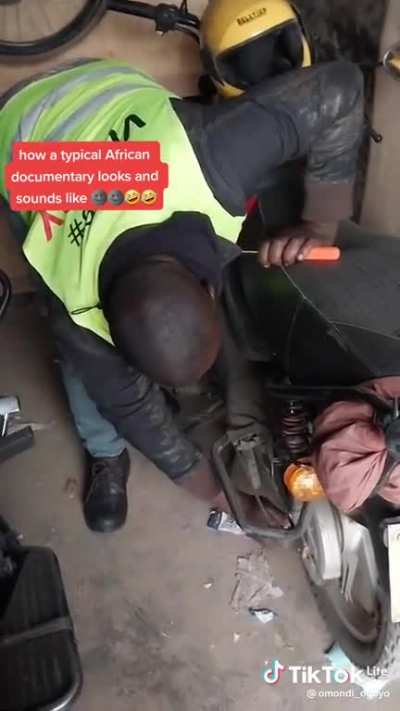 Every western documentary on Africa.