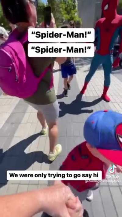 That special moment when you meet your hero.