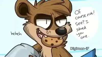 He better share those goddamn cookies