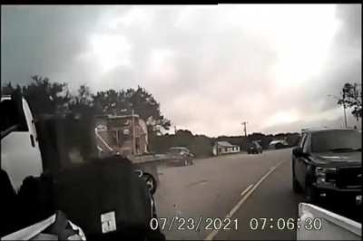 This one happened to me about a month ago. Claimed another car "pulled infront" of him. Y'all get a dash cam.