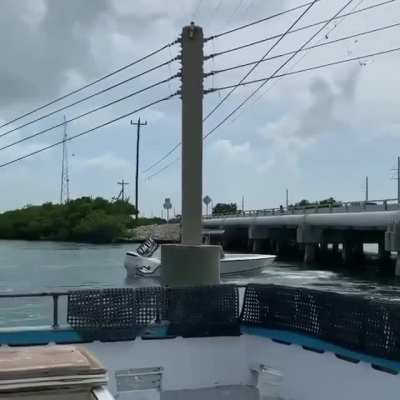 WCGW Steering a boat into a bridge?