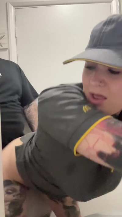 When your girl is once again very stressful at work, but she and her coIIeague have found a way to relieve the stress. The branch manager caught them and said that he always supports team building before he pushed his cock deep in her mouth...