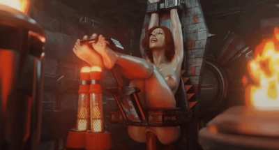 Brigitte loves watching Tracer cum (Baronstrap)