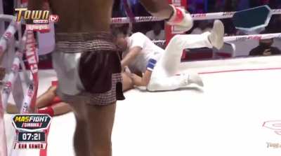 Chork Savin with a unique elbow finish.