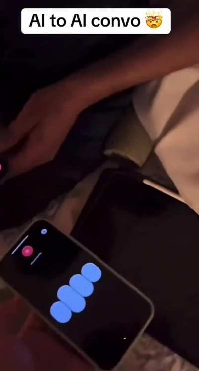 OpenAI's newest voice model talking to one another