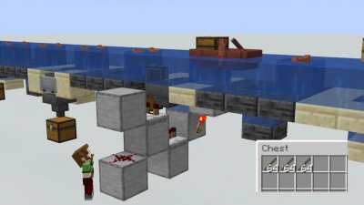 I discovered a super simple "Lazy River" mechanic for making self-driving boats in vanilla Minecraft!! :D