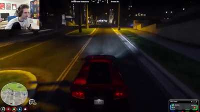 X jumps over cop car