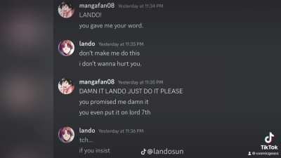 Lando sama back again for the backshots