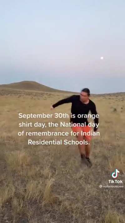 September 30. Wear orange today