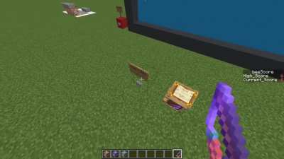 I made flappy bird in Minecraft Java Edition! (with a bee)