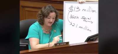 Big Pharma CEO dies inside when his price manipulation scheme is exploited by Representative Katie Porter