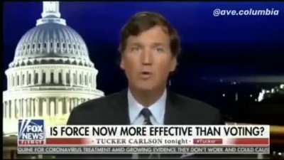 TUCKER SAYS RIOT!!!