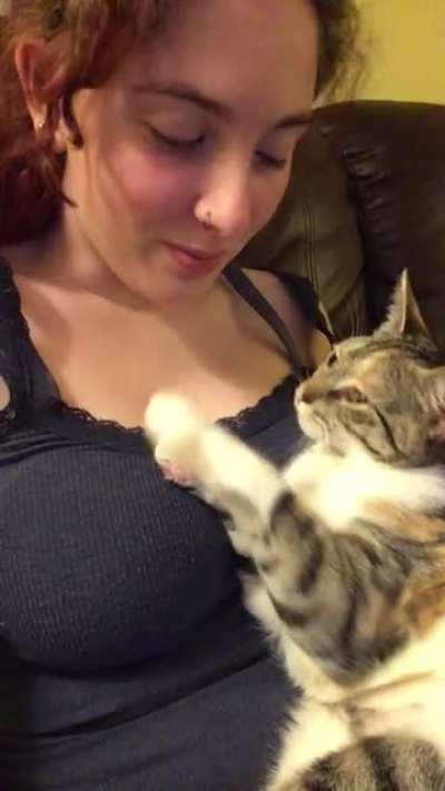 I was told that you all might enjoy this &mdash; This is the day I adopted Lulu! She&rsquo;d never had a family before, but now she is a pampered princess. I love her so much.