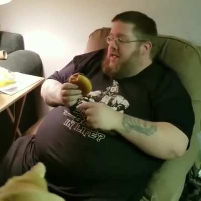 F in chat for burger