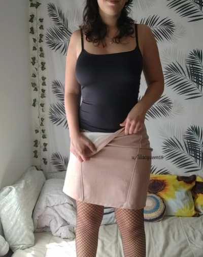 I bet you wanted me to lift the skirt too