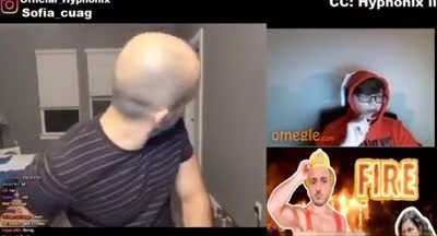 The way he dives at the end