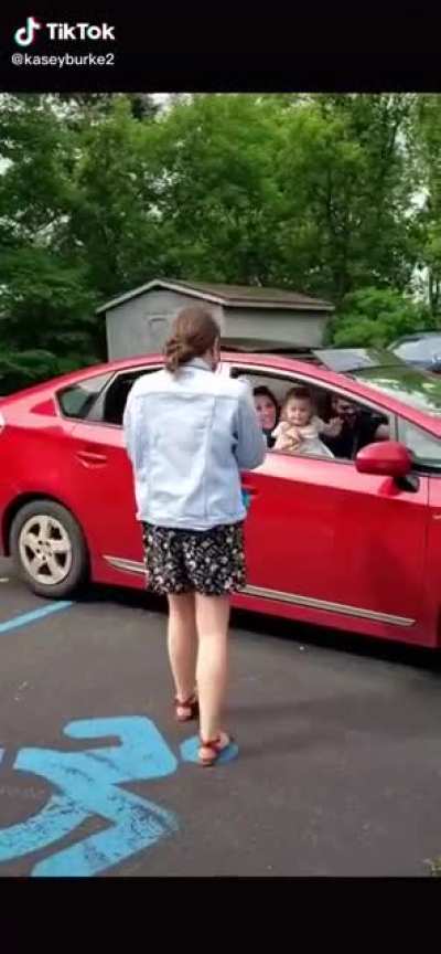 A warm farewell after graduating preschool.