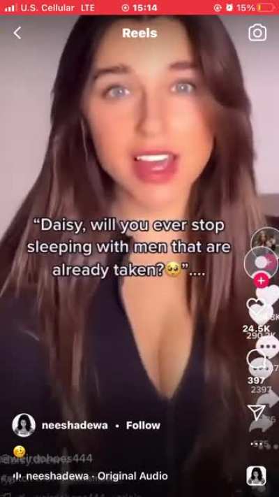 uhh daisy lacking some morals