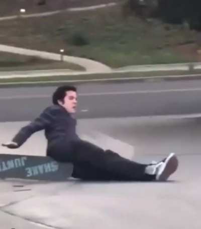 Skateboard takes its revenge!
