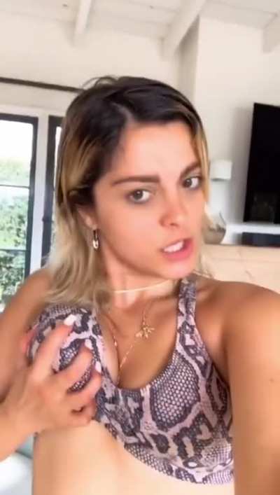 Boob grabbing