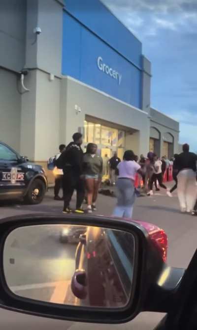 Aftermath of a Walmart Brawl