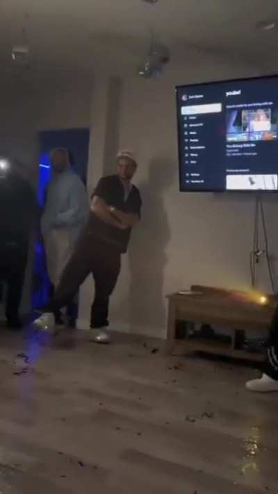 Did he just leave out the front door?