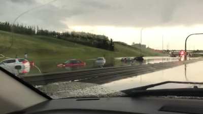 Flash flood in Calgary