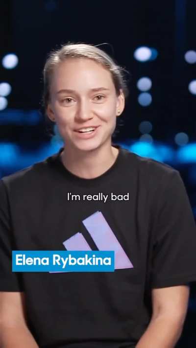 Rybakina on a skill she&lsquo;d like to have that she doesn&lsquo;t have at this moment