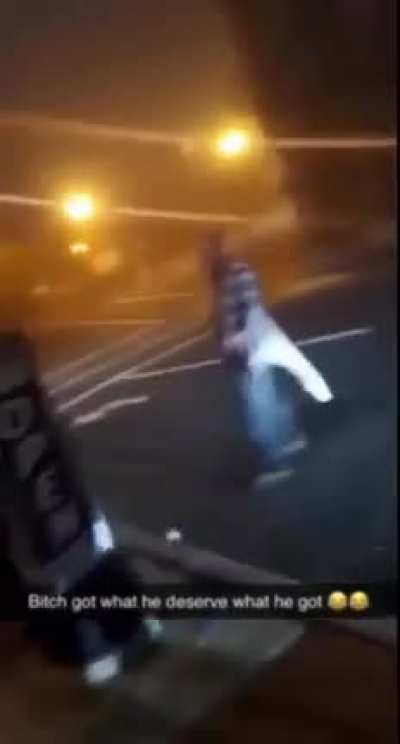 Woman knocks an incel out