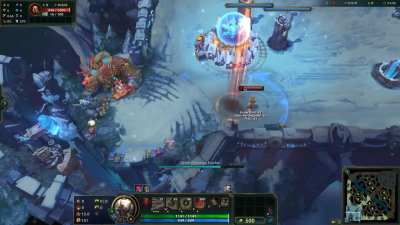 Triple auto while ulting.
