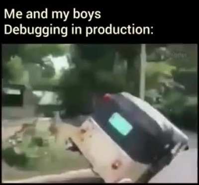 Debugging in production!