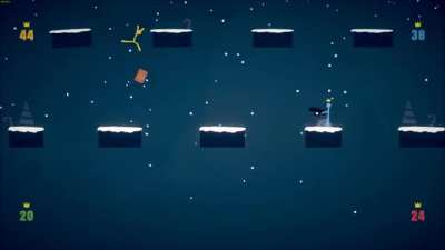 Stick fight got intense